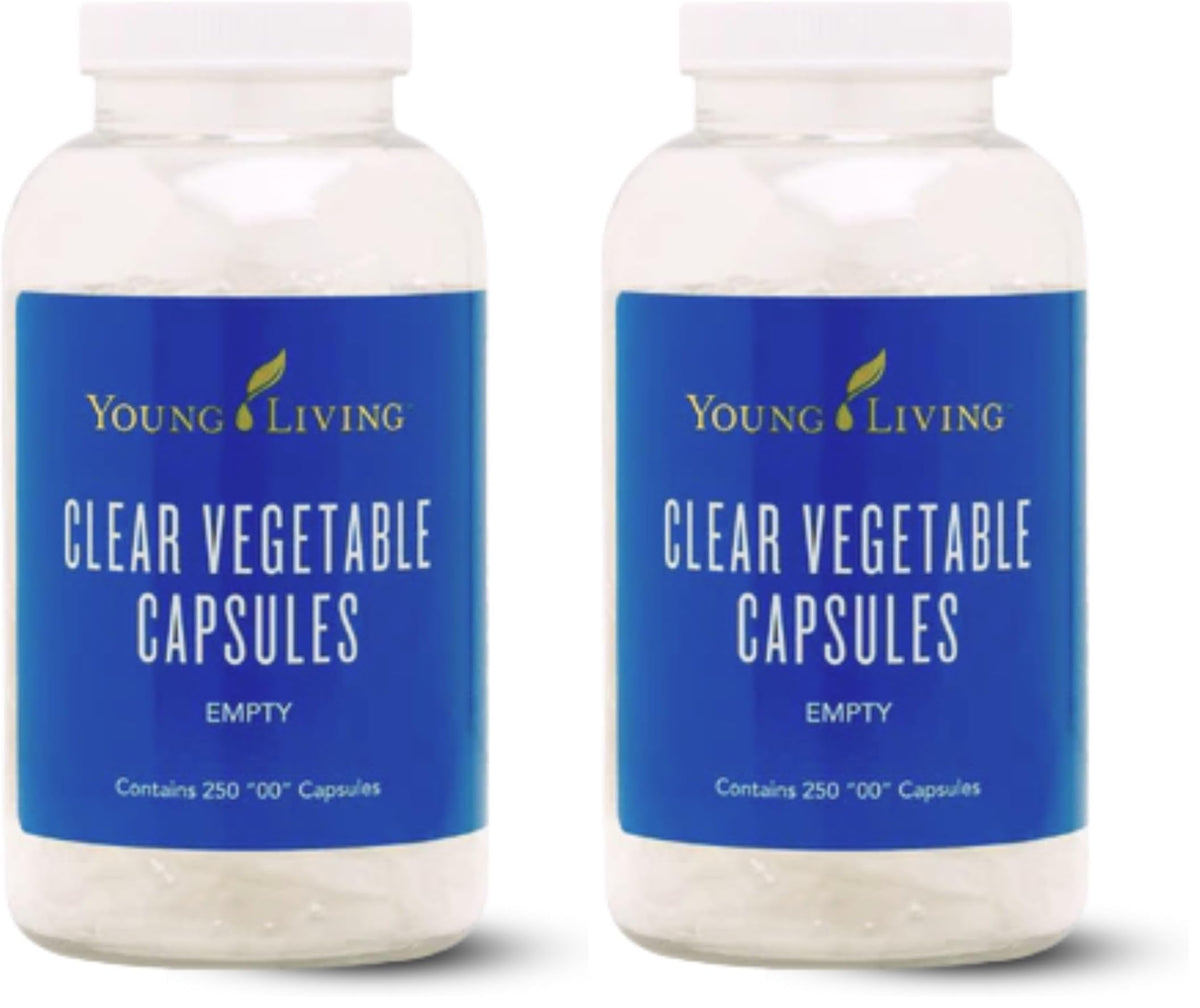 Young Living Clear Vegetable Capsules—vegan-friendly, non-GMO daily wellness capsules for dietary support