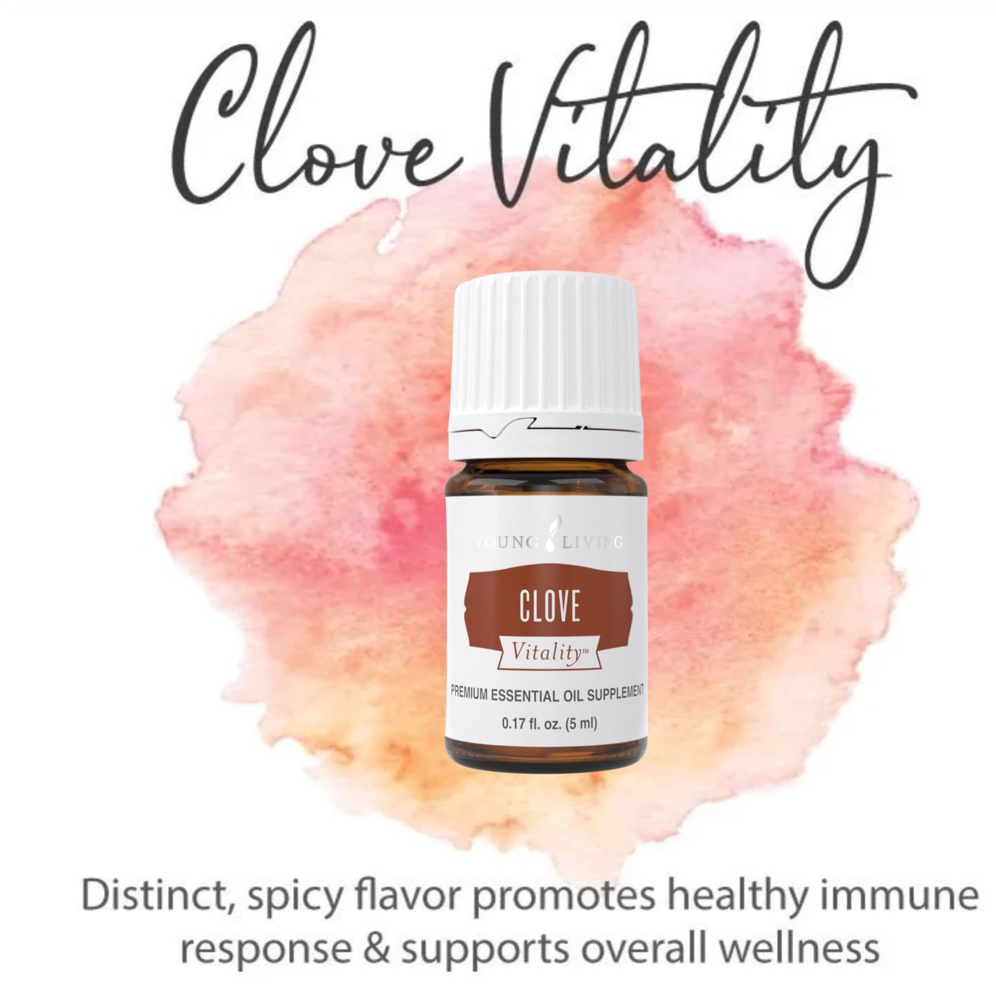 Closeup of Young Living Clove Vitality aroma and spice notes