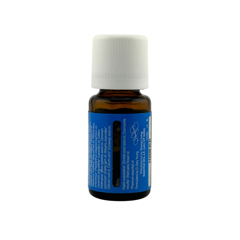 Young Living Cool Azul shelf-display reveals premium branding and accessibility.