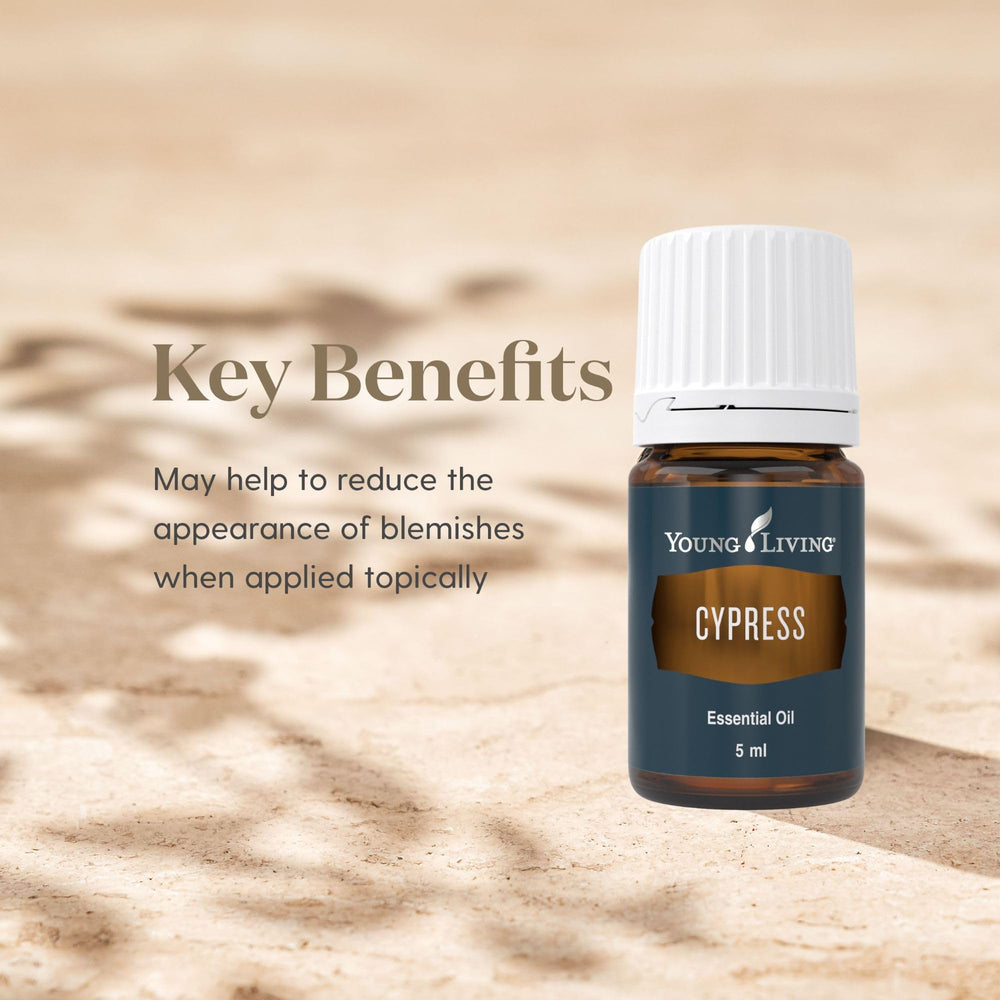 Young Living Cypress aromatherapy helps establish a grounding atmosphere at home.