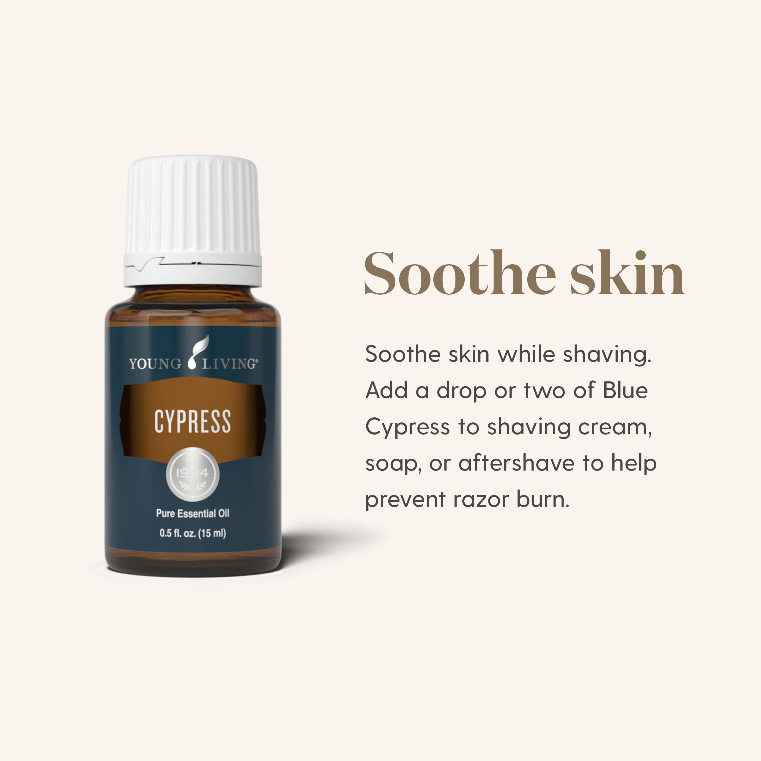 Leaves and stems highlight natural ingredients and seed-to-seal quality.
