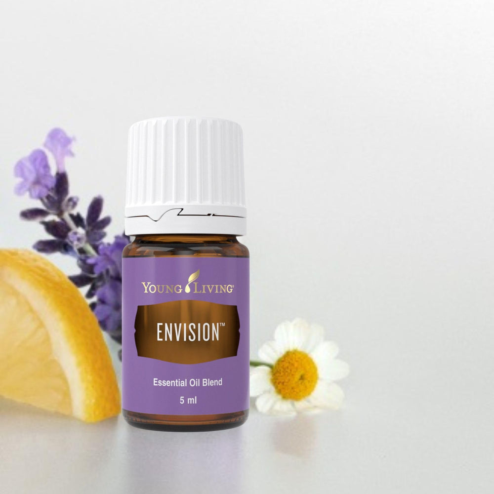 Young Living Envision aroma diffusion fills space with soothing motivation.