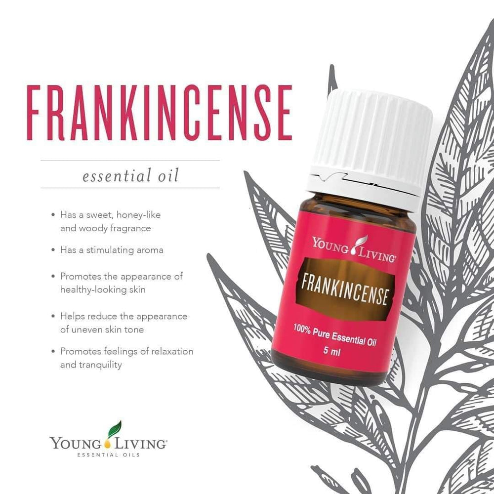 Young Living Frankincense aroma diffusing to elevate ambient scent.