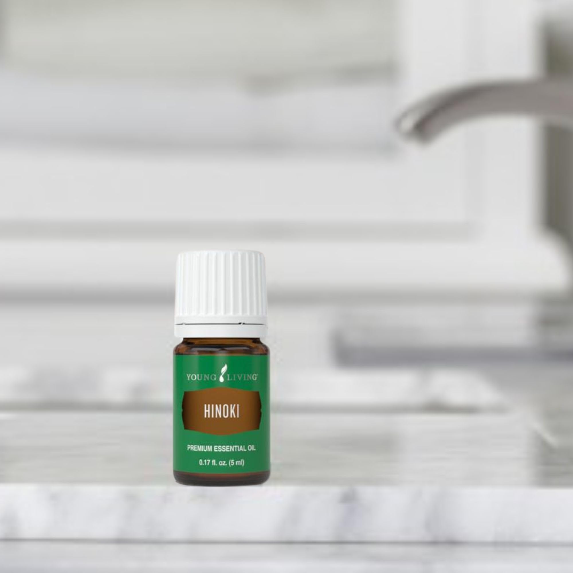 Compact Hinoki bottle ideal for travel aromatherapy sessions.