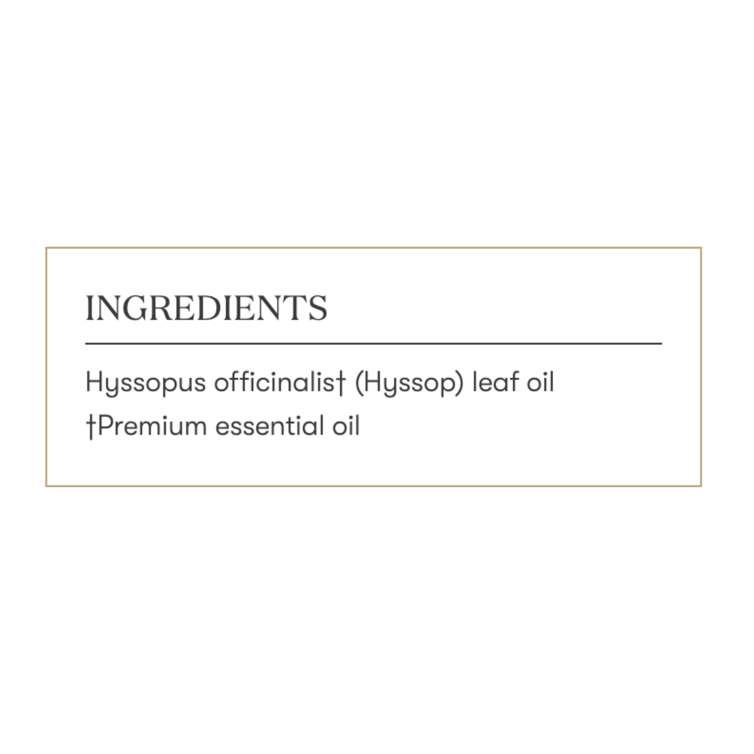 Compact Hyssop oil kit ideal for travel and daily routines.