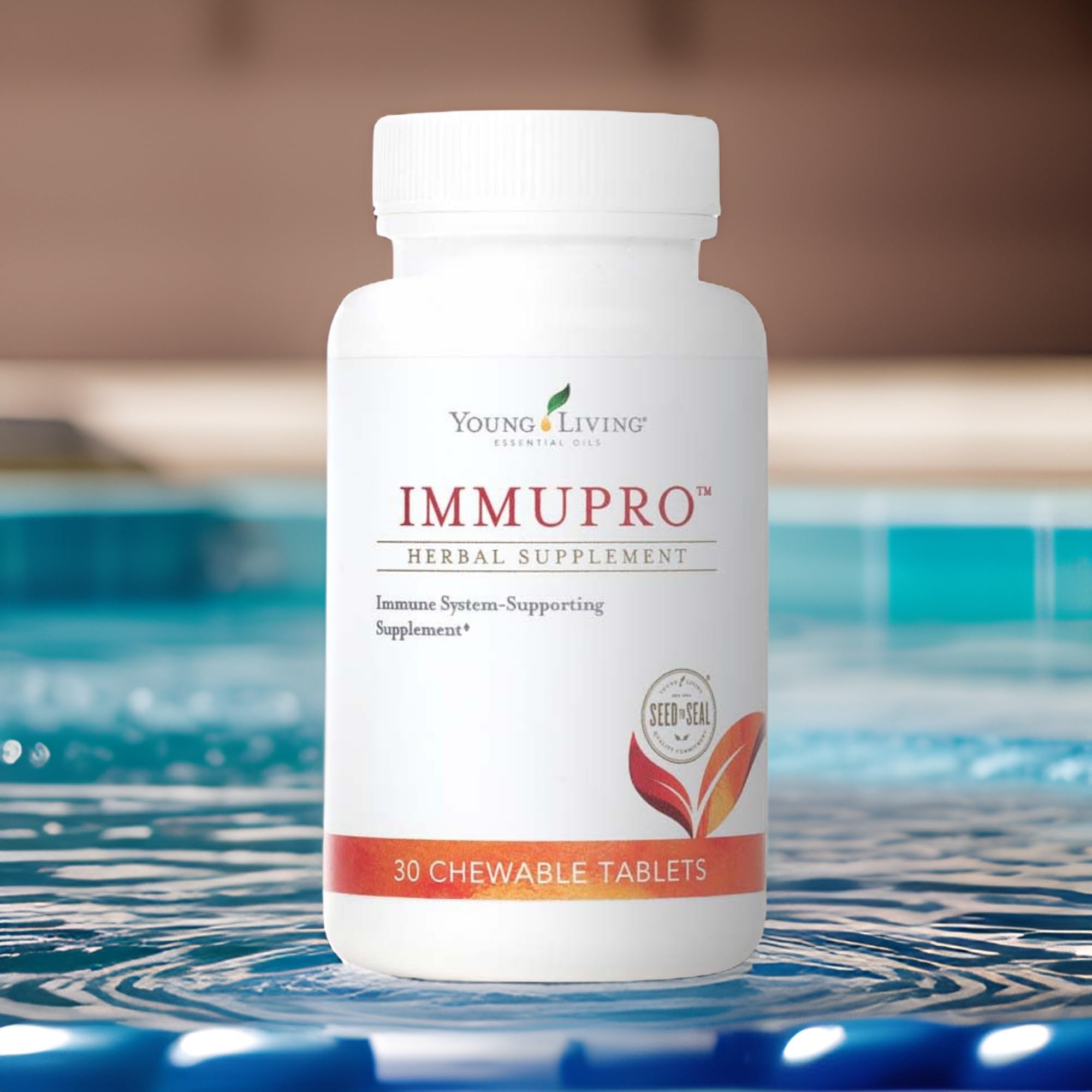 Young Living ImmuPro packaging with label detail and trust