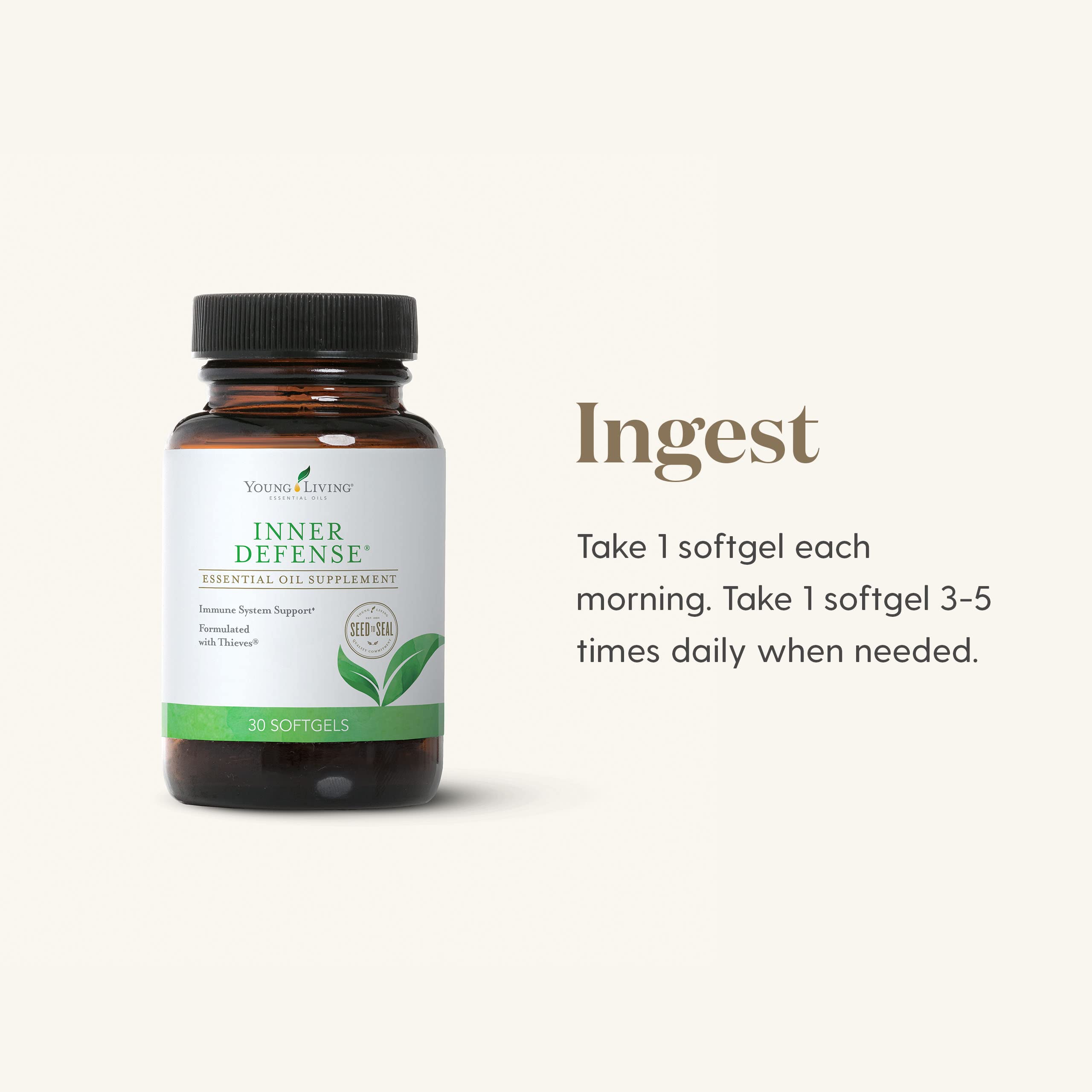 Young Living Inner Defense travel-packaging for immunity on the go.