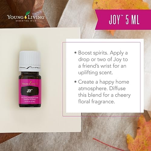 Young Living Joy bergamot-sunrise hint brightens spaces with citrus warmth.