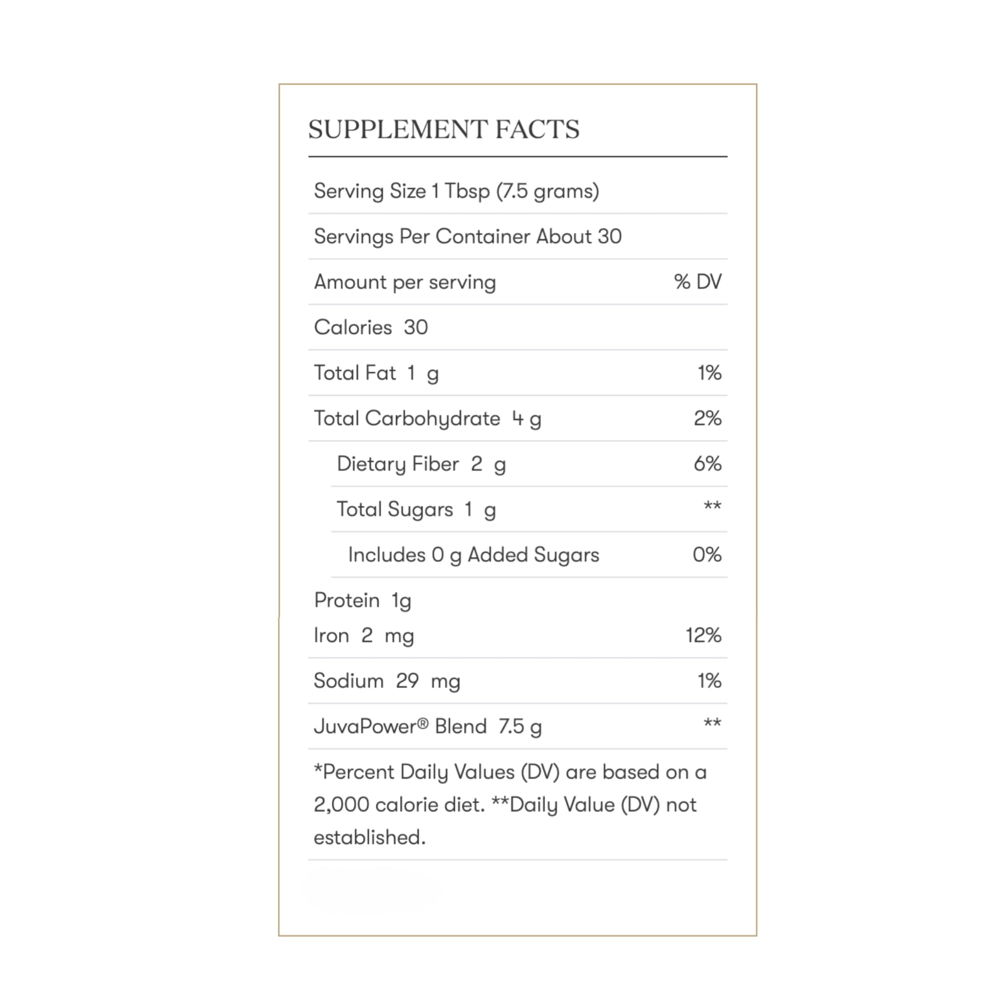 Young Living JuvaPower on-the-go container suggests portable veggie powder support.
