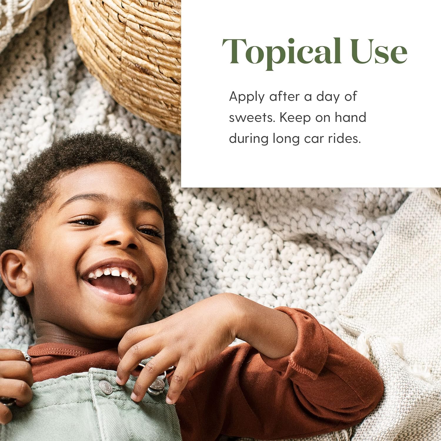 Young Living KidScents TummyGize packaging highlights kid-friendly design