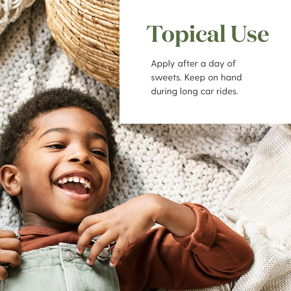Young Living KidScents TummyGize packaging highlights kid-friendly design