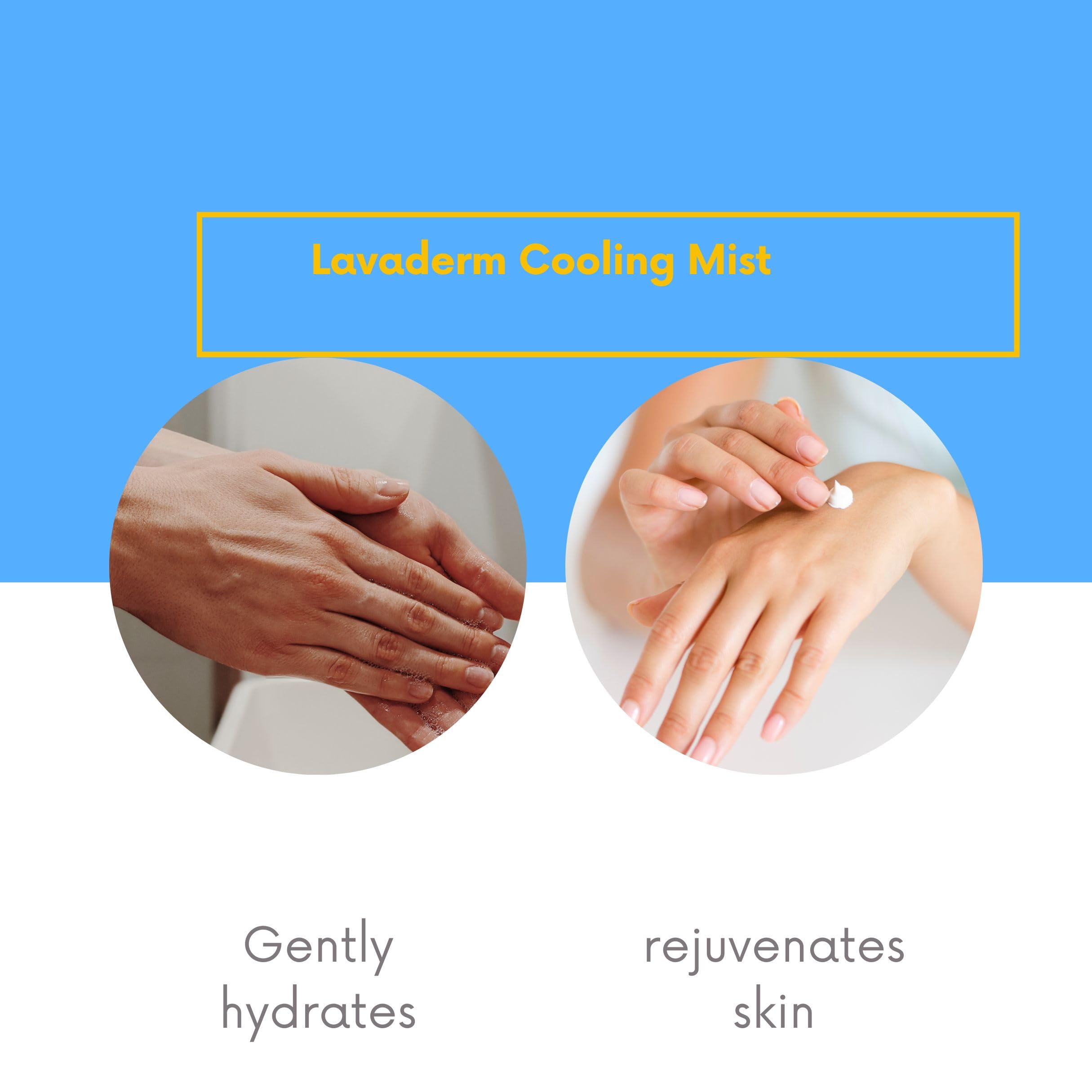 Young Living Lavaderm Cooling Mist spray dispenses lavender aroma for cooling skin comfort