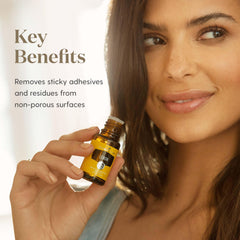 Young Living Lemon bottle open reveals pure citrus aroma ready for blends.