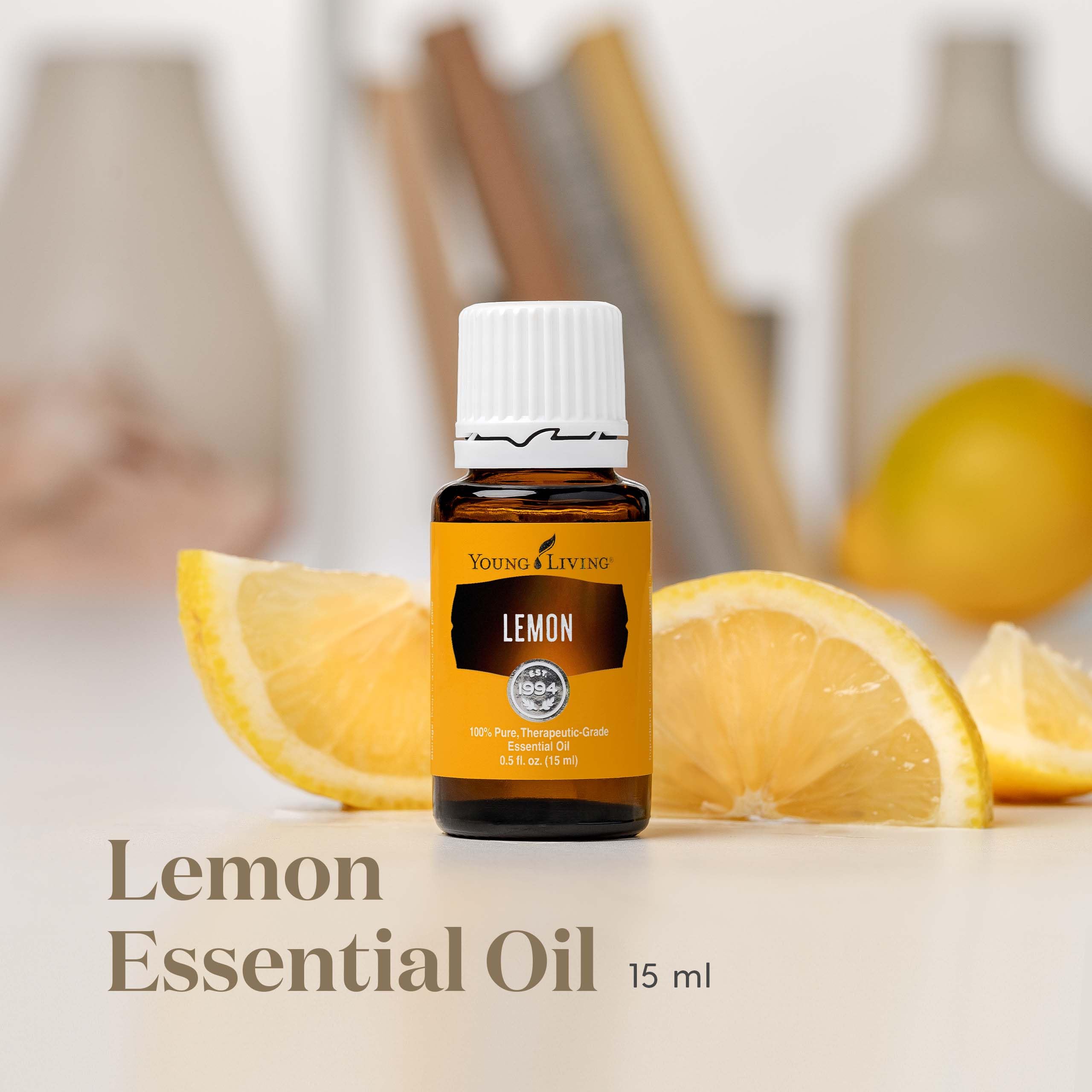 Young Living Lemon diffuser releases lively scent ideal for any room.