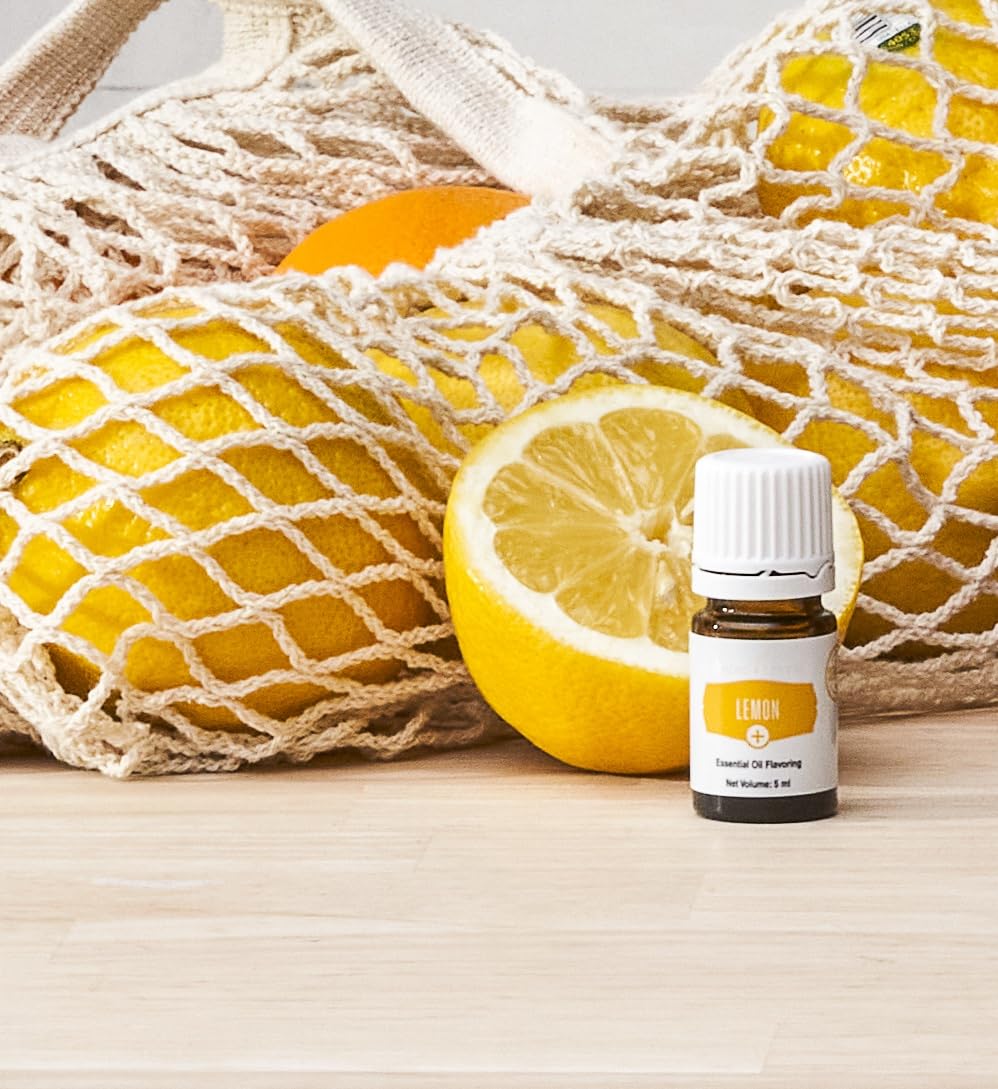Young Living Lemon Vitality on baked goods for zesty sweetness.
