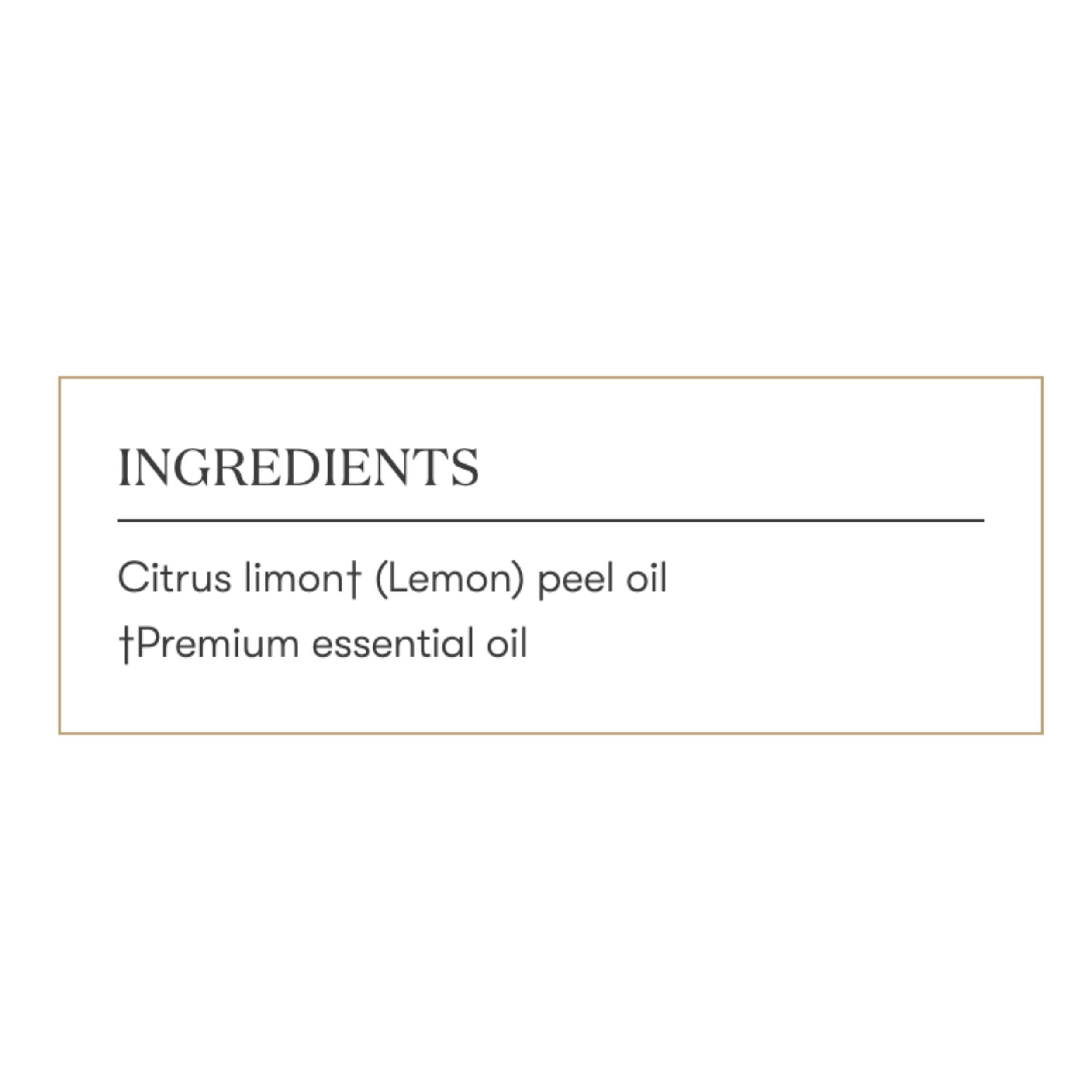 Young Living Lemon Vitality bottle with citrus aroma enhancing desserts.