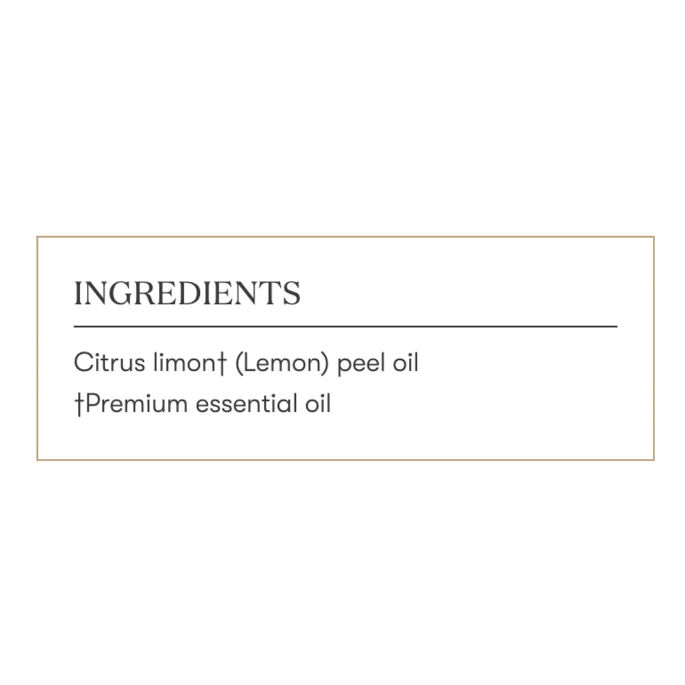 Young Living Lemon Vitality bottle with citrus aroma enhancing desserts.