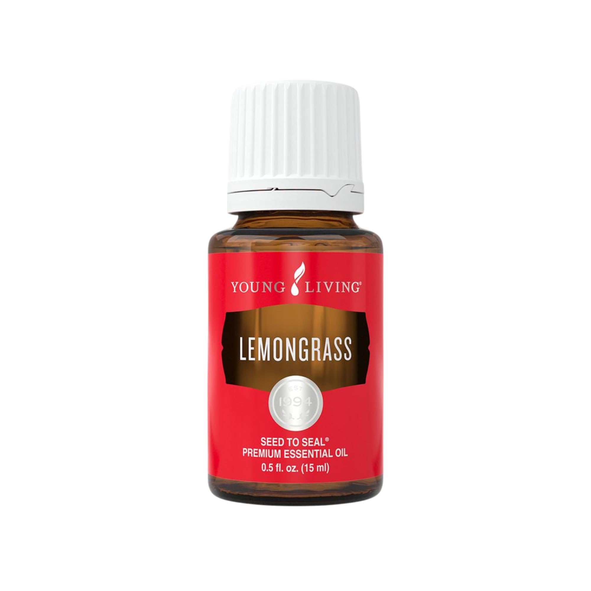 Young Living Lemongrass 15ml bottle ready for diffusion and topical use.