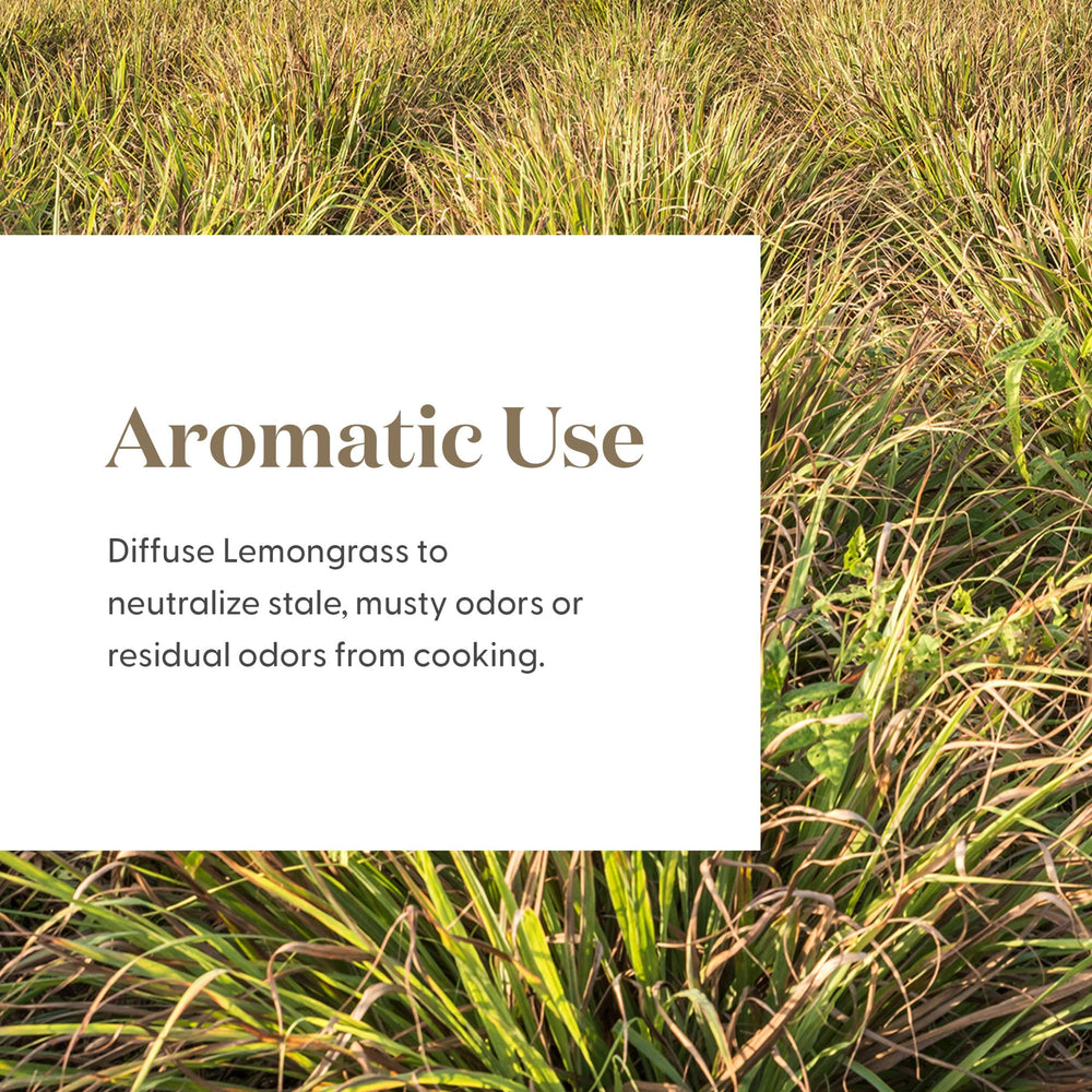 Blending lemongrass with other oils for personalized aromatherapy with Young Living.