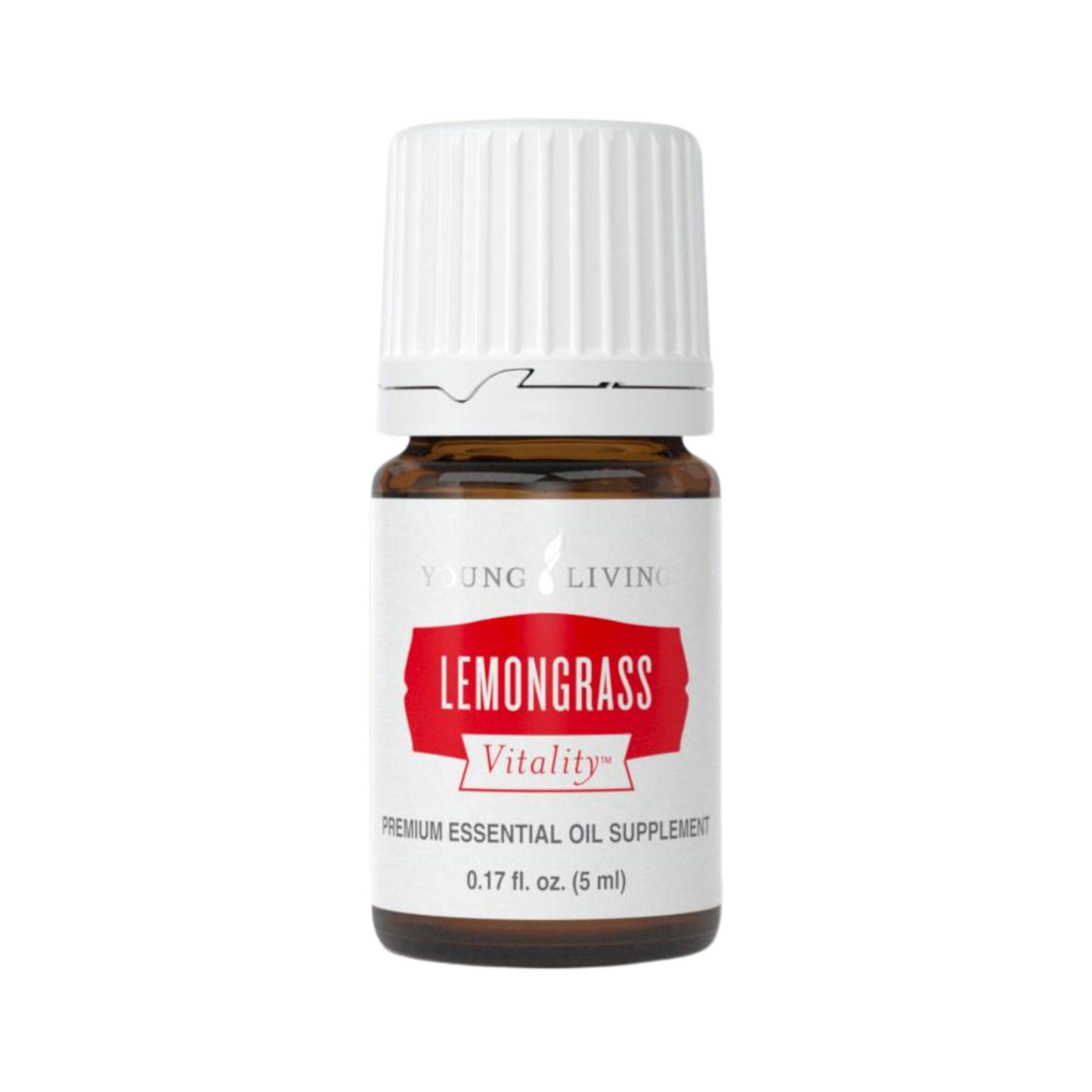 Young Living Lemongrass Vitality bottle label showcasing citrus flavor for cooking