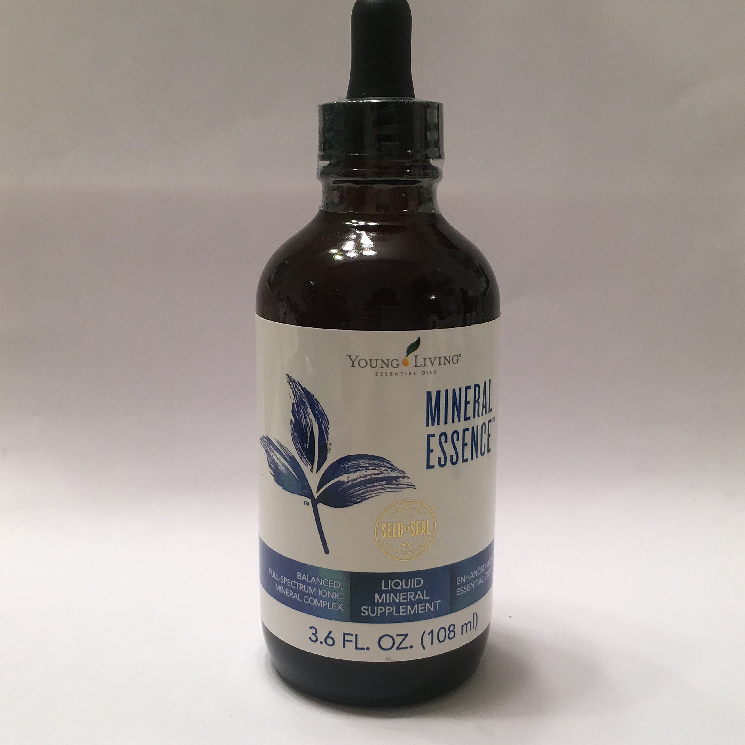 Young Living Mineral Essence bottle pour enables rapid mineral intake and magnesium support