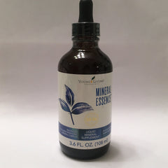 Young Living Mineral Essence bottle pour enables rapid mineral intake and magnesium support