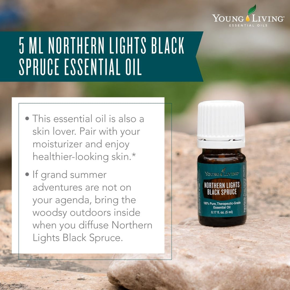 Young Living Northern Black Spruce oil added to lotion for skin care