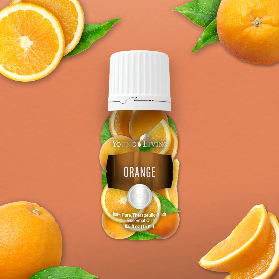Kitchen ambiance with Young Living Orange Oil for a fresh scent.