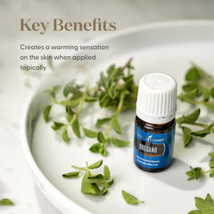 Diffuser scene with Young Living oregano essential oil