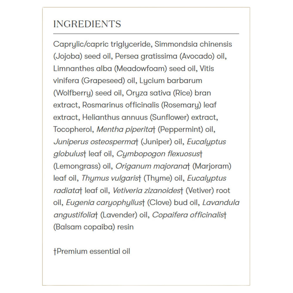 Young Living Ortho Ease Massage Oil pour showing quick absorption and skin hydration.