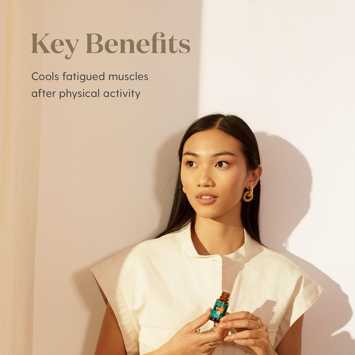 Young Living Peppermint Oil as a personal scent delivers a light, invigorating fragrance