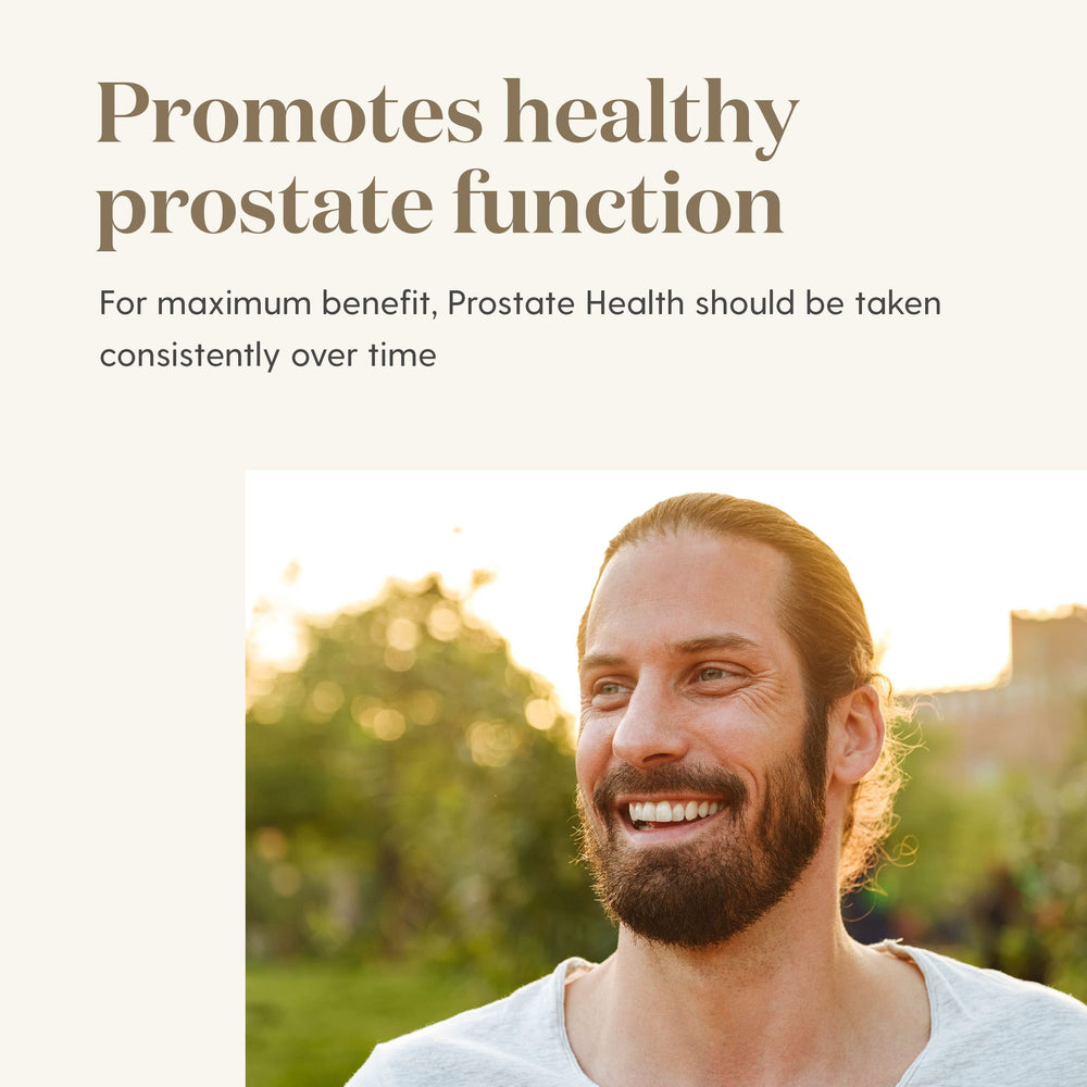 Bottle outdoors with Young Living Prostate Health Softgels as part of a routine.