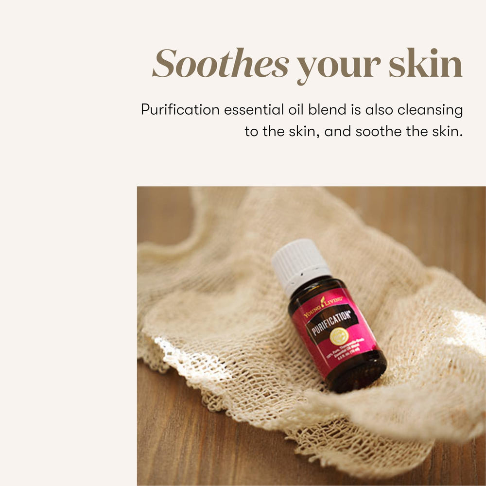 Young Living Purification 5ml bottle packaging communicates quality packaging