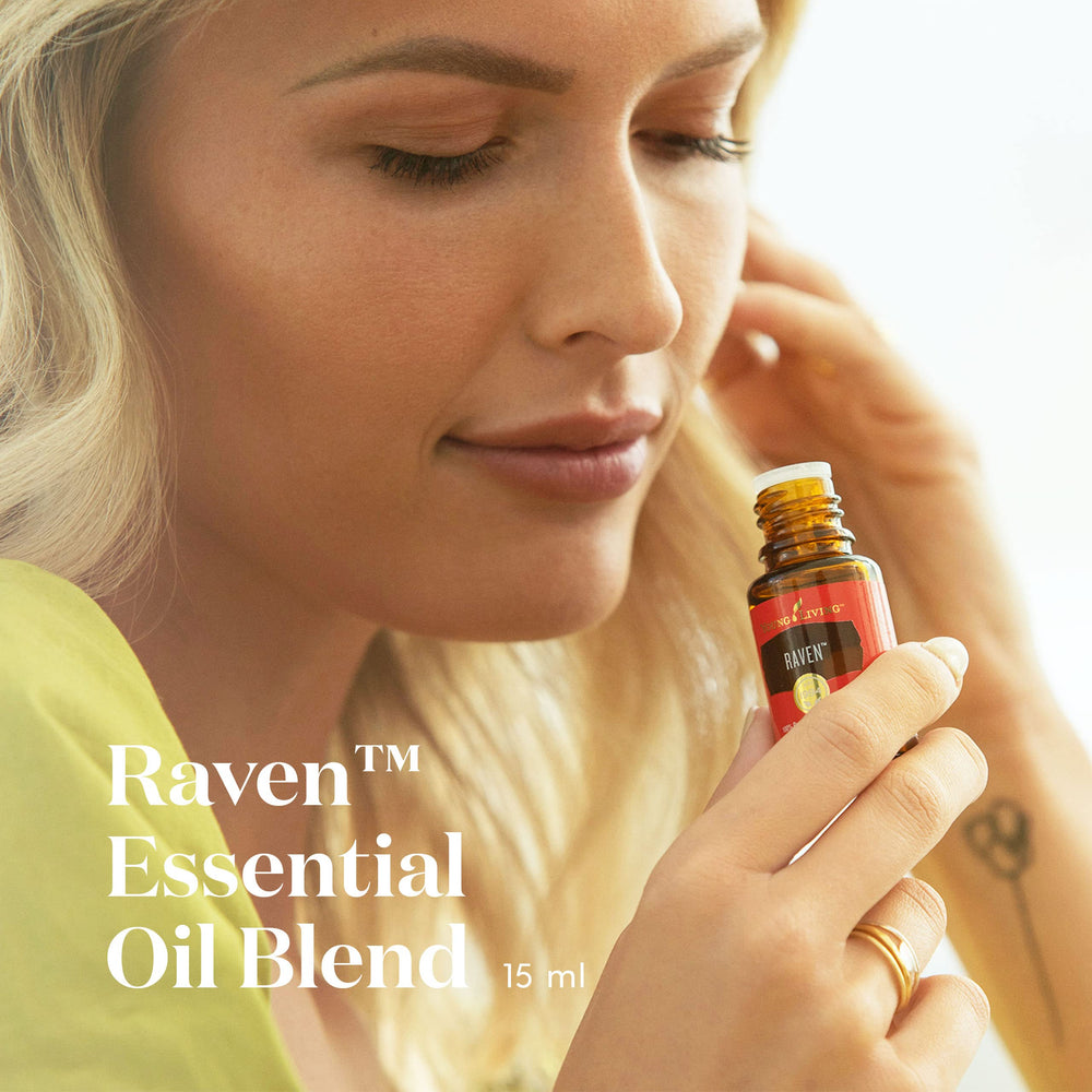 Raven blend diffusing in a scene with a cool minty aroma.