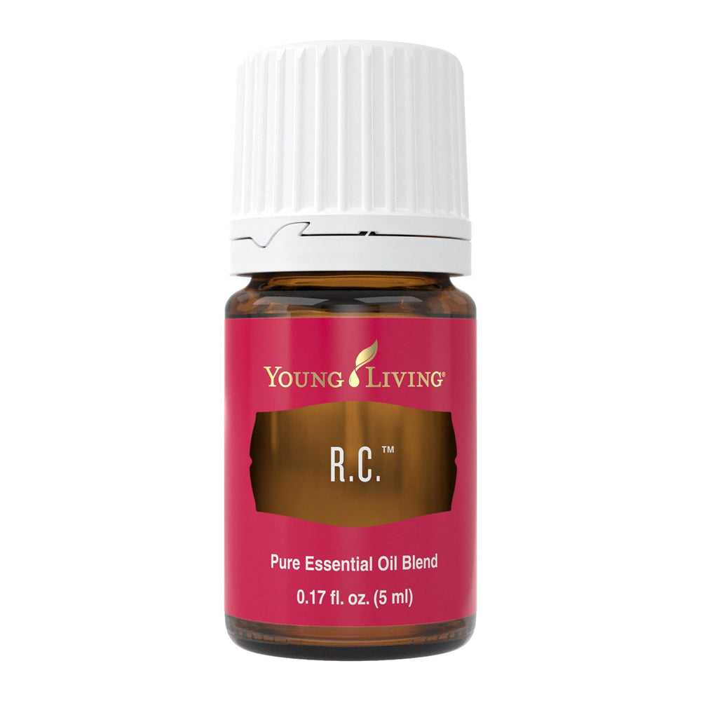Young Living RC blend bottle for a refreshing diffuser aroma.