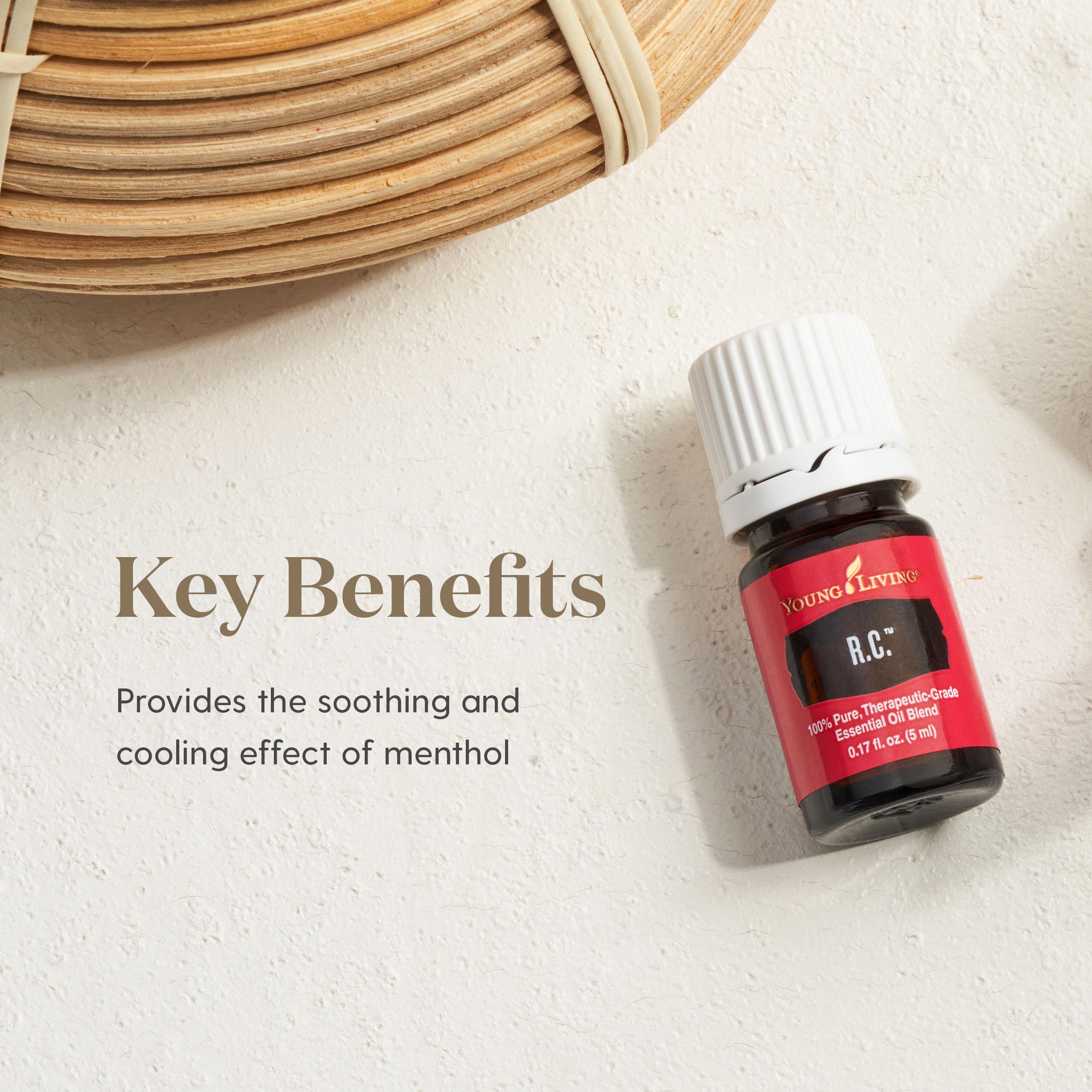 Young Living RC diffusing session with steam for a fresh ambiance.