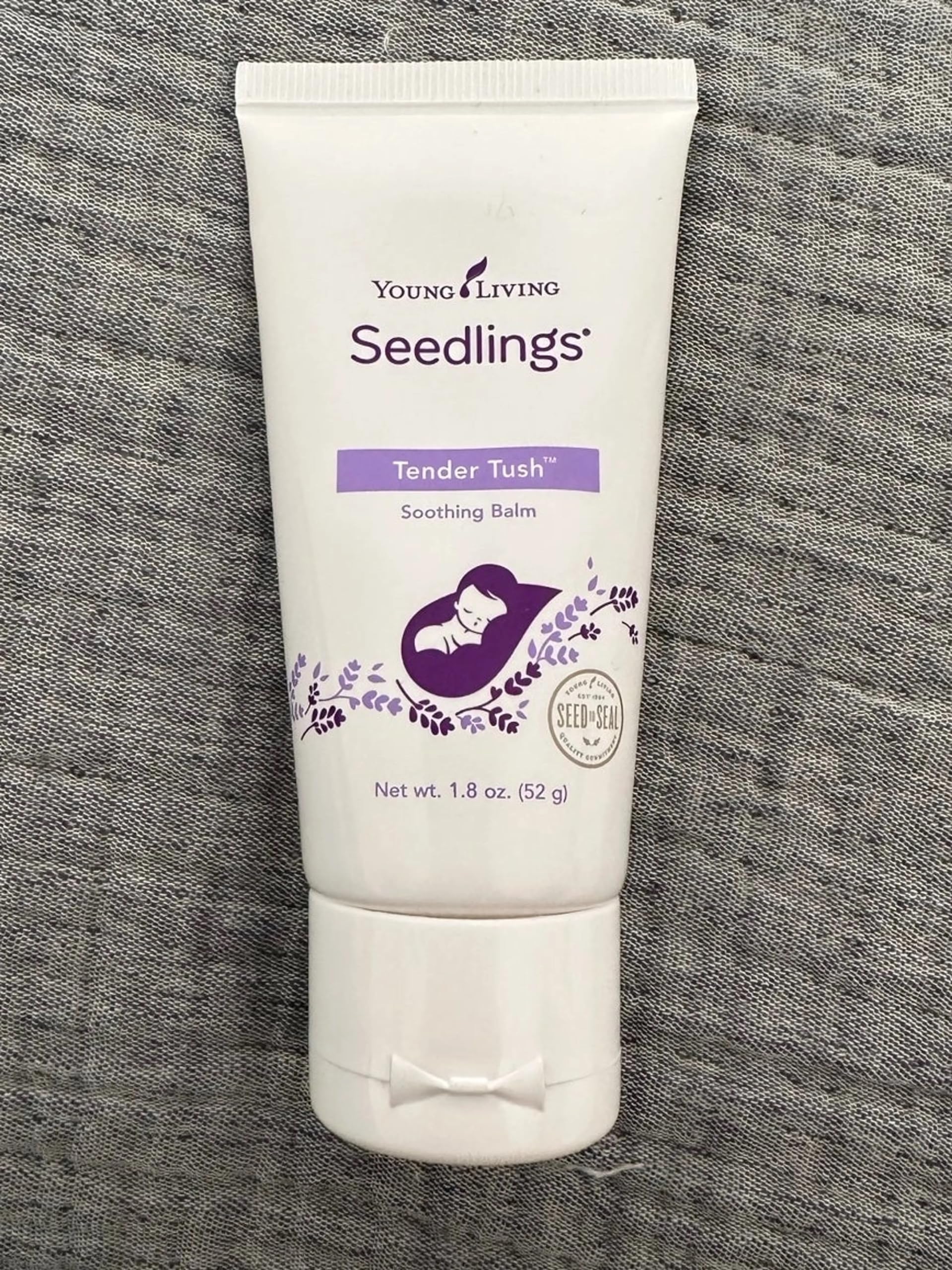Baby care routine using Young Living Seedlings Tender Tush balm