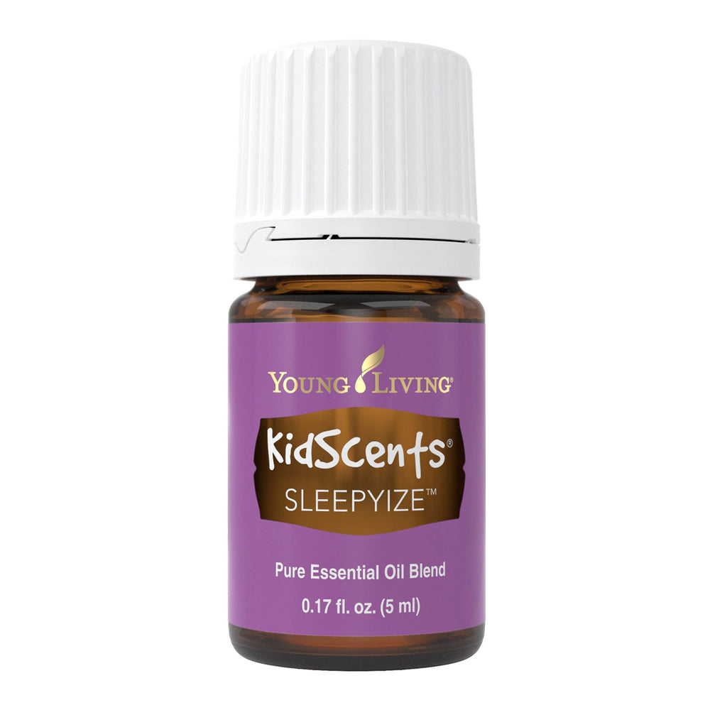 SleepyIze bottle from Young Living for a calming bedtime routine.