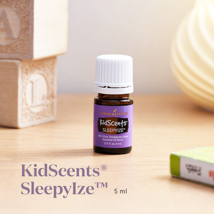 SleepyIze diffuser scene releasing a soothing aroma for kids.