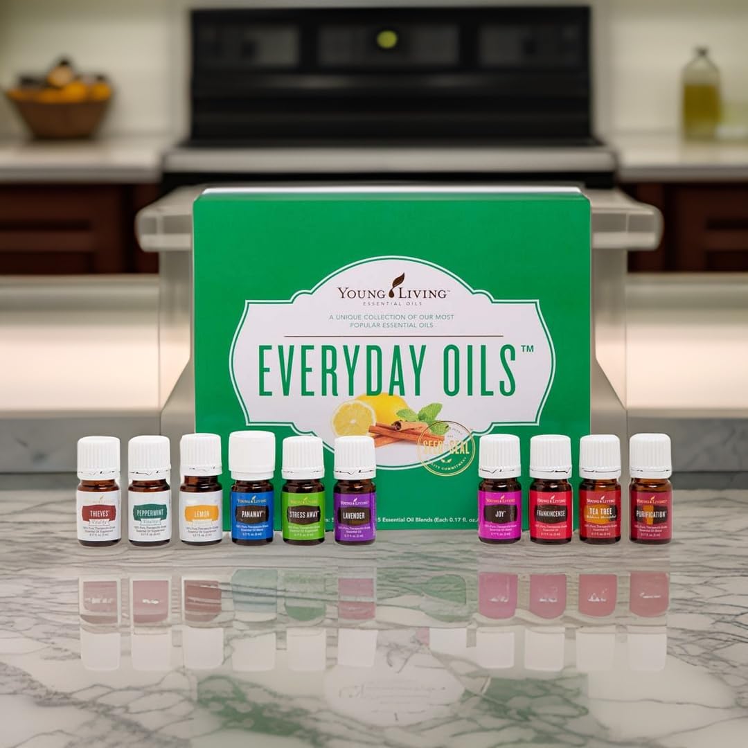Stress Away blend bottle close-up highlighting easy relaxation options