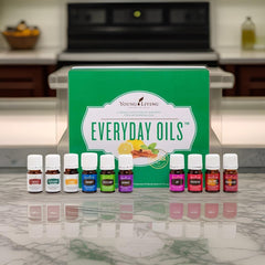 Stress Away blend bottle close-up highlighting easy relaxation options