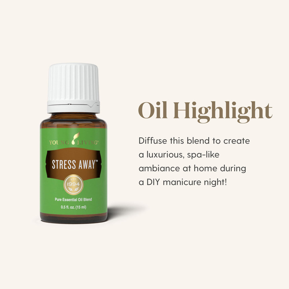 Young Living Stress Away Roll-On packaging box highlighting the calming blend.
