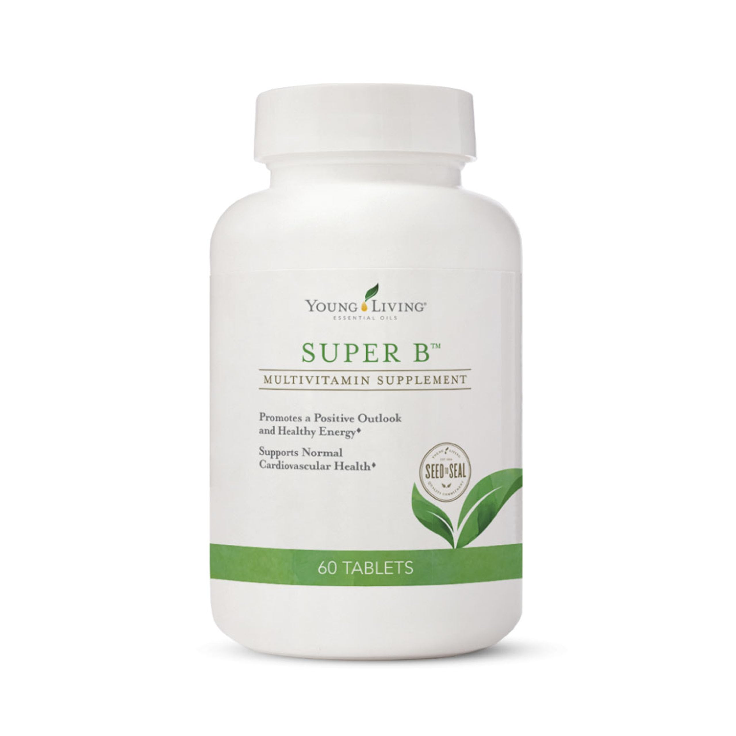 Young Living Super B bottle front showing label for energy support.