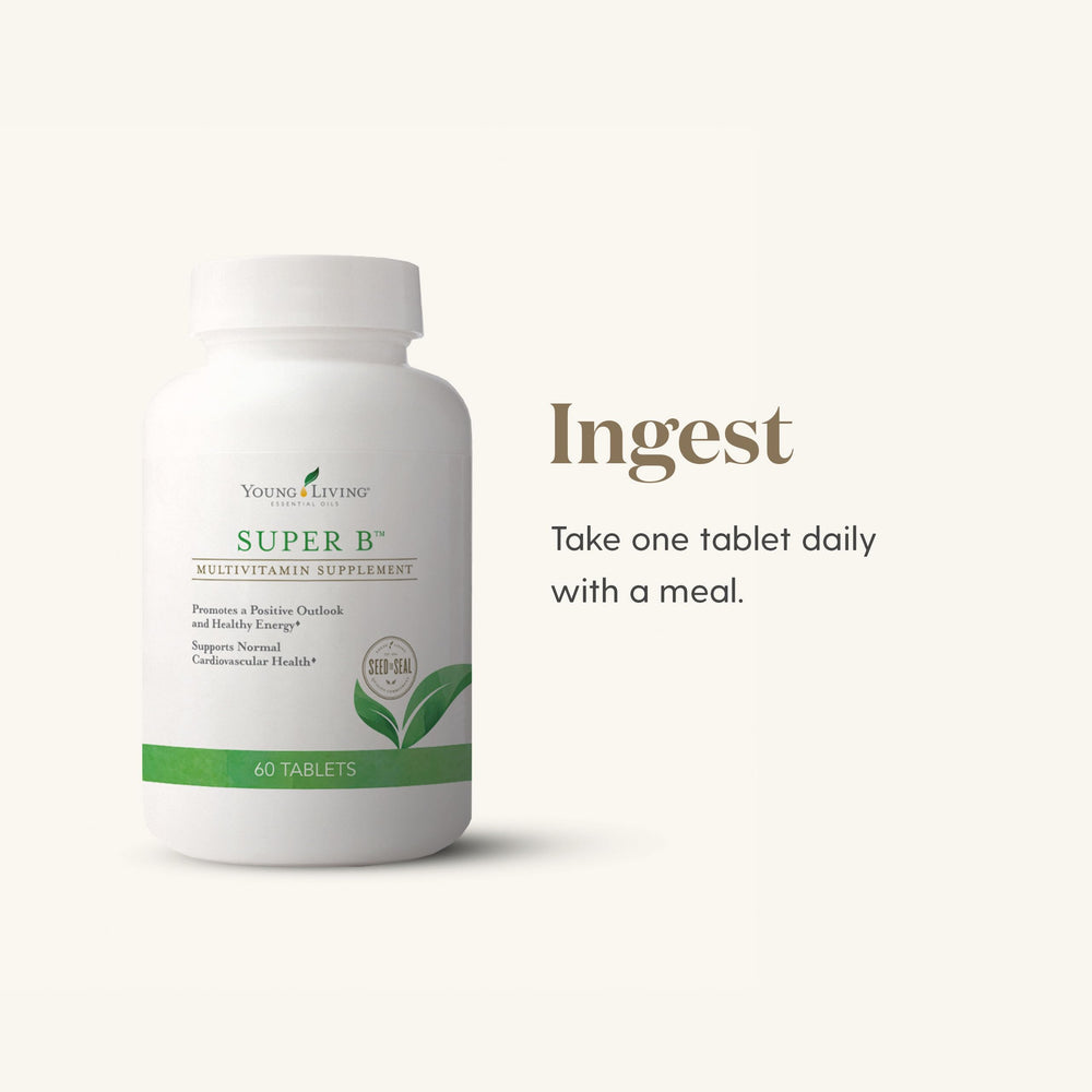 Folate from lemon peels in Young Living Super B for natural folate.