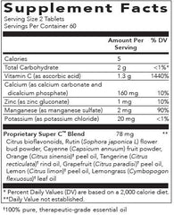 Young Living Super C tablets laid out for daily use in routine