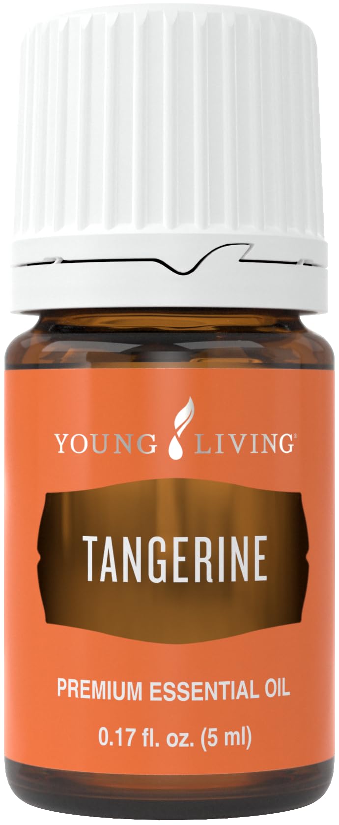 Young Living Tangerine diffuser scene releasing a bright citrus scent