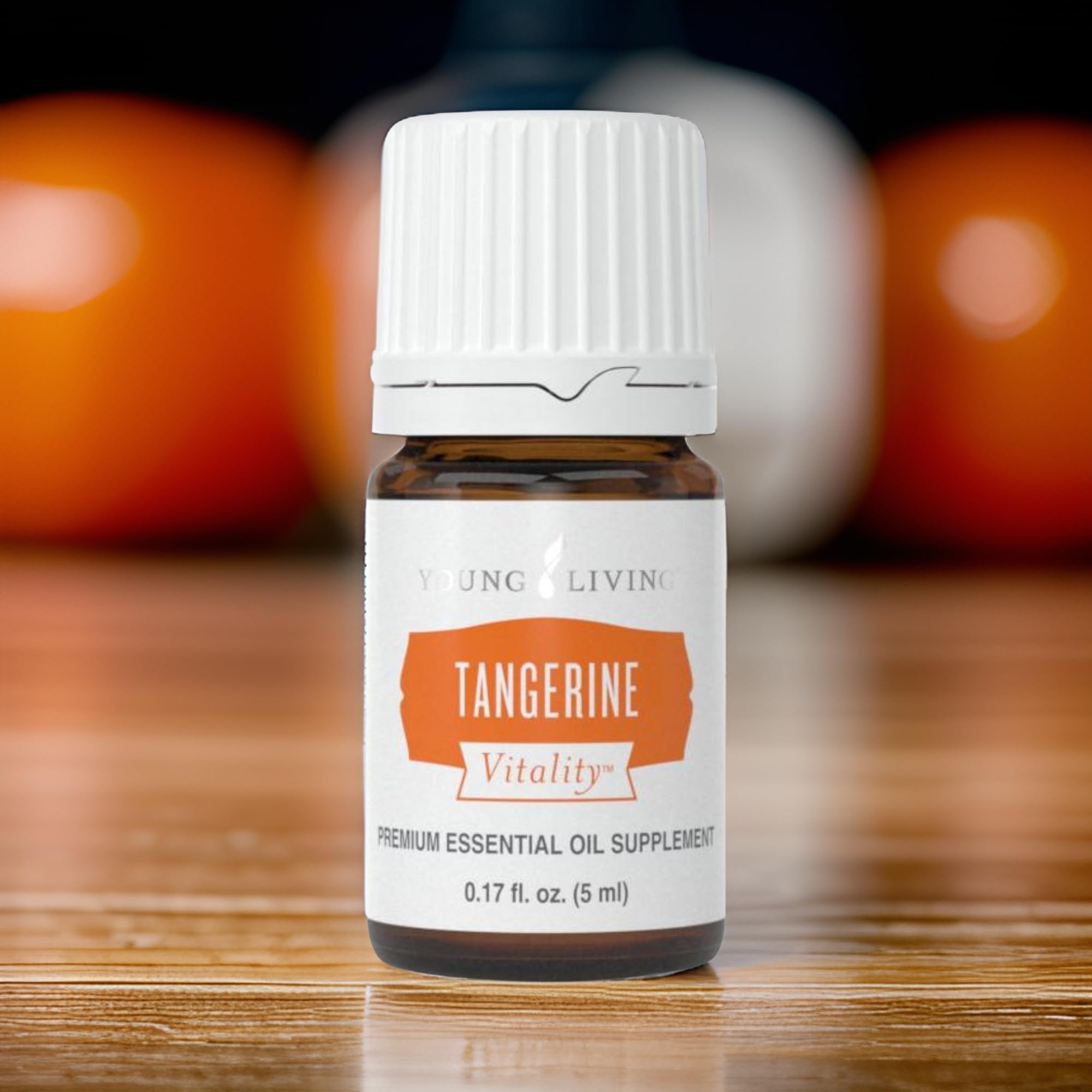 Tangerine Vitality drops ready for precise culinary use