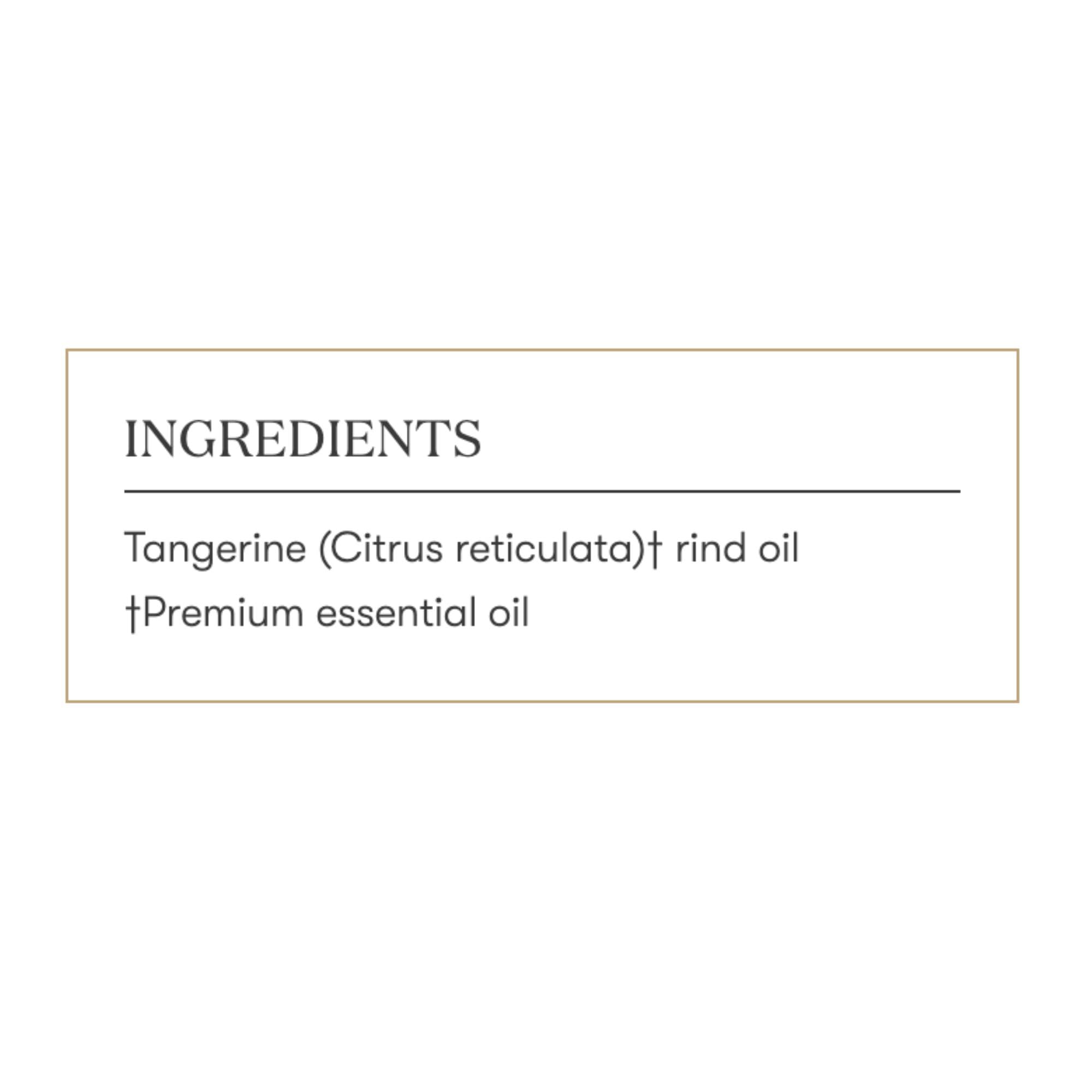 Young Living Tangerine Vitality packaging showcases quality and design