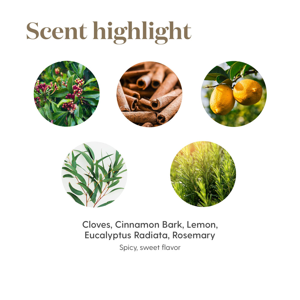 Young Living Thieves Vitality diffuser cap close-up showing clean labeling.