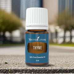 Young Living thyme diffuser aroma suggesting a fresh, inviting room